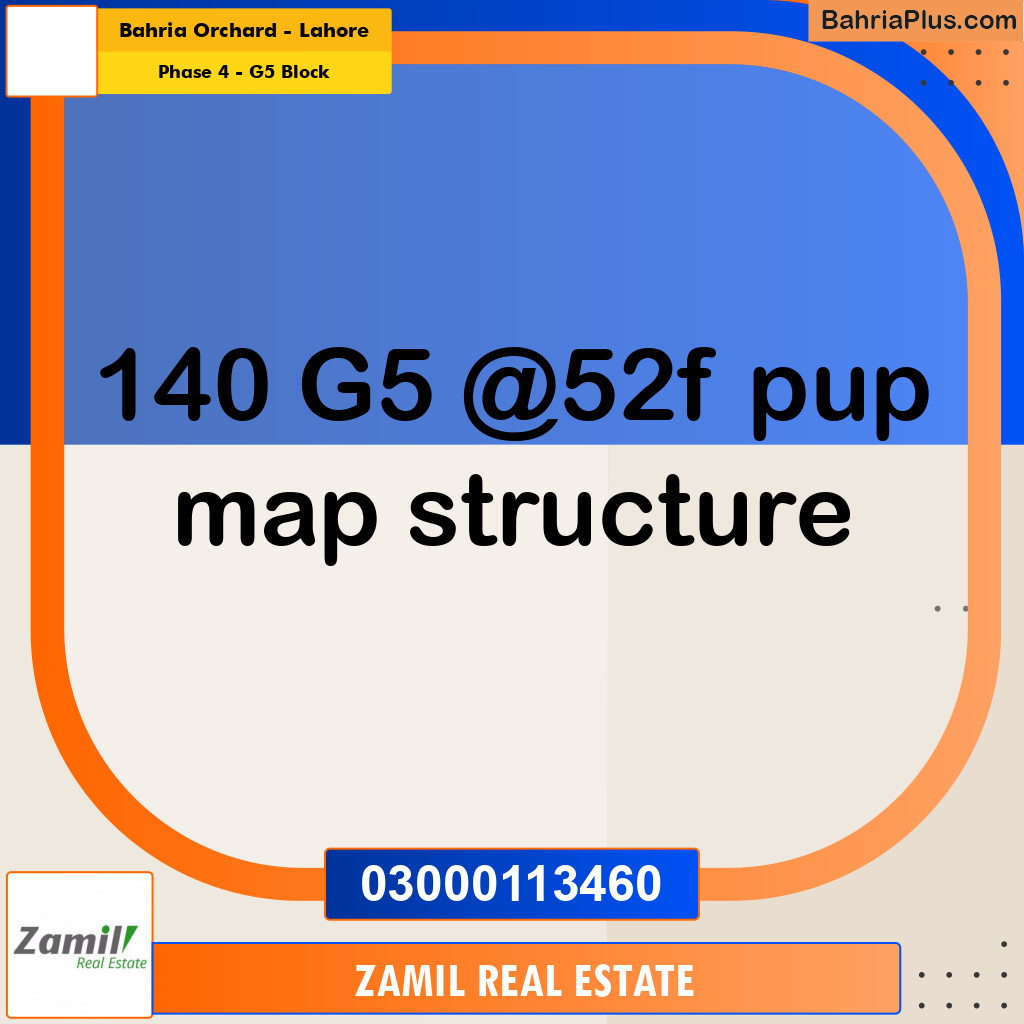 5 Marla Residential Plot for Sale in Phase 4 - G5 Block -  Bahria Orchard, Lahore - (BP-295997)