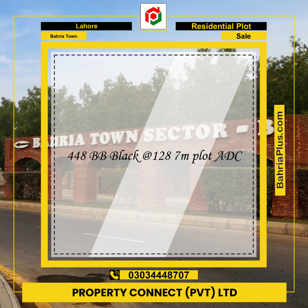 Residential Plot for Sale in Bahria Town, Lahore - (BP-296154)