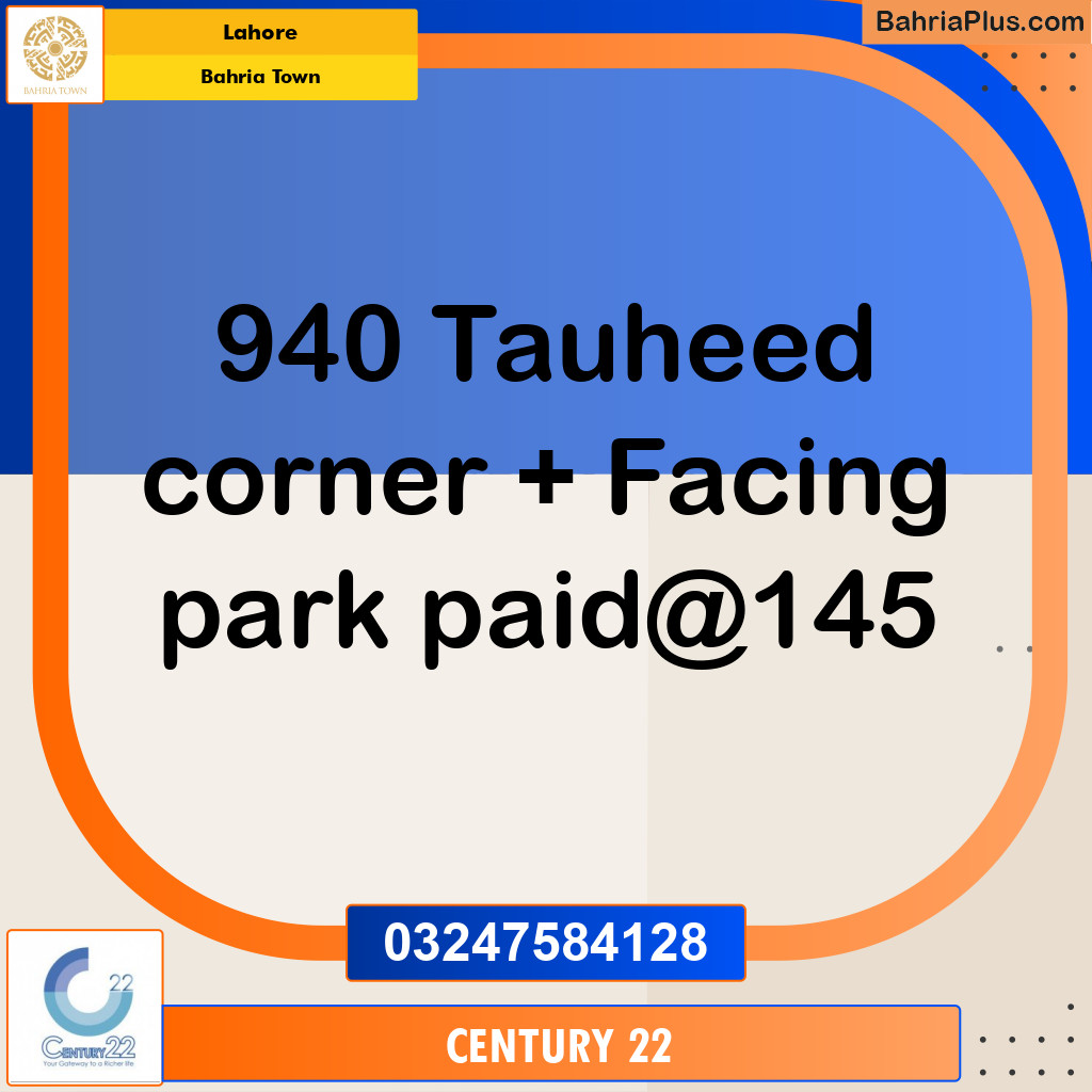 10 Marla Residential Plot for Sale in Bahria Town, Lahore - (BP-296314)