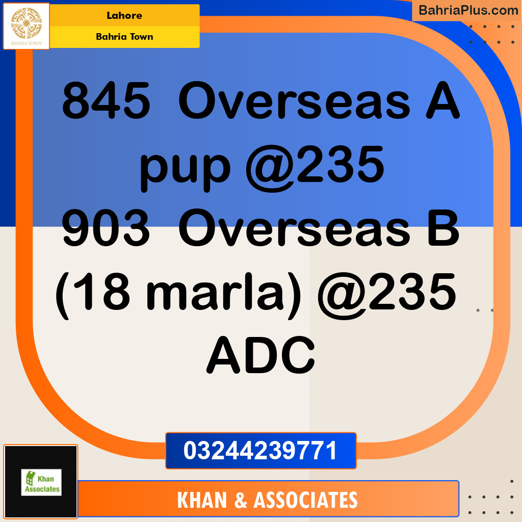 Residential Plot for Sale in Bahria Town, Lahore - (BP-296575)