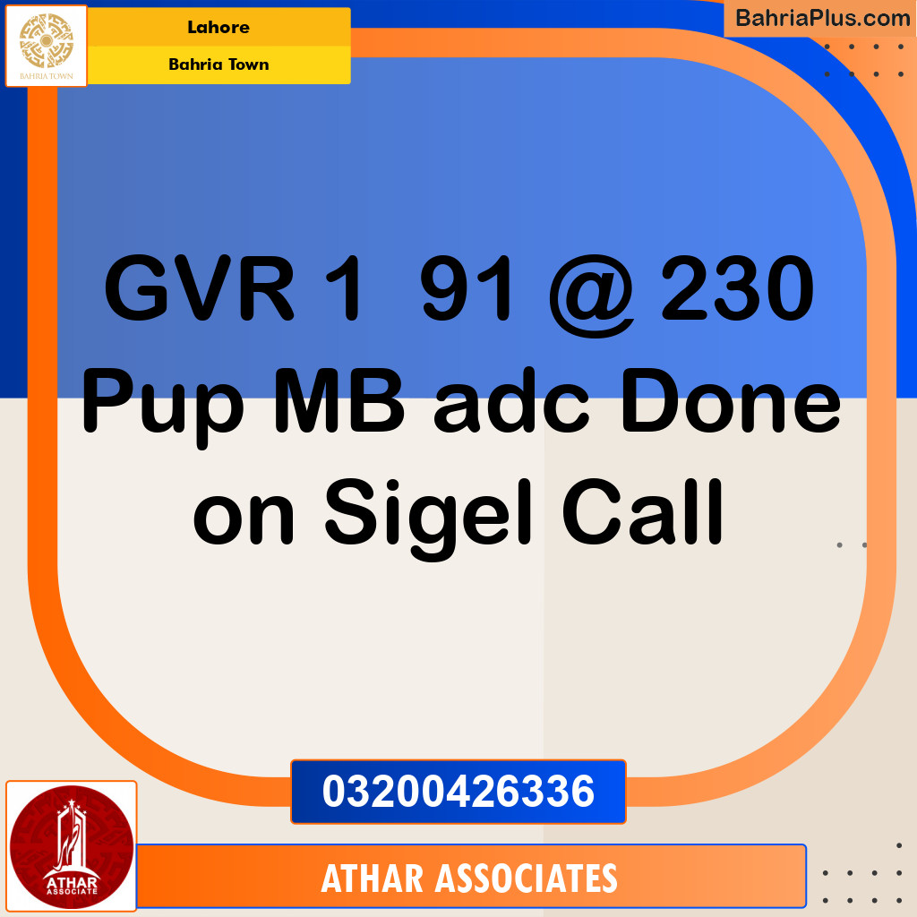 1 Kanal Residential Plot for Sale in Bahria Town, Lahore - (BP-296601)