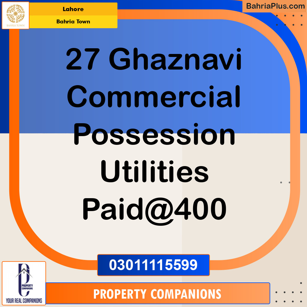 Residential Plot for Sale in Bahria Town, Lahore - (BP-296632)