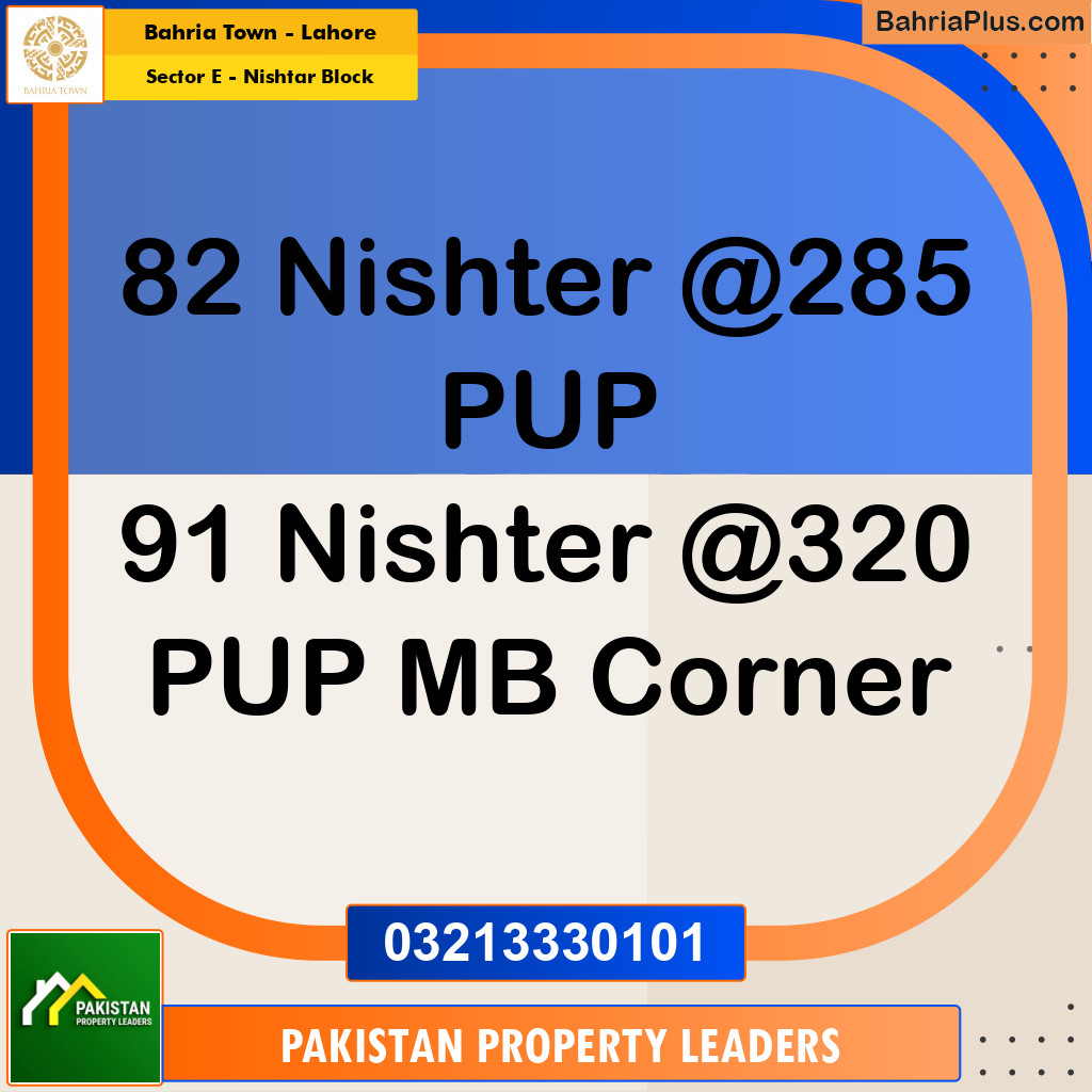1 Kanal Residential Plot for Sale in Sector E - Nishtar Block -  Bahria Town, Lahore - (BP-296722)