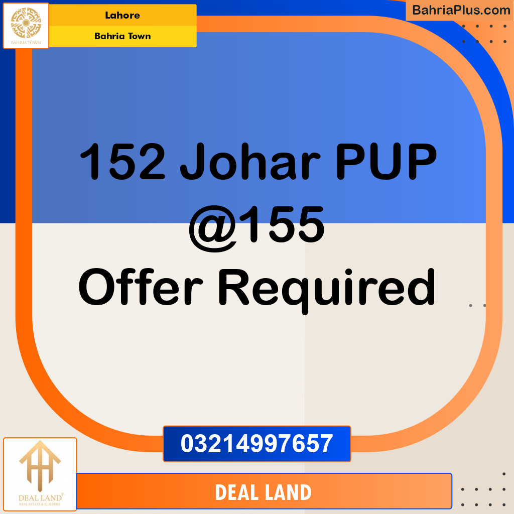 Residential Plot for Sale in Bahria Town, Lahore - (BP-297694)