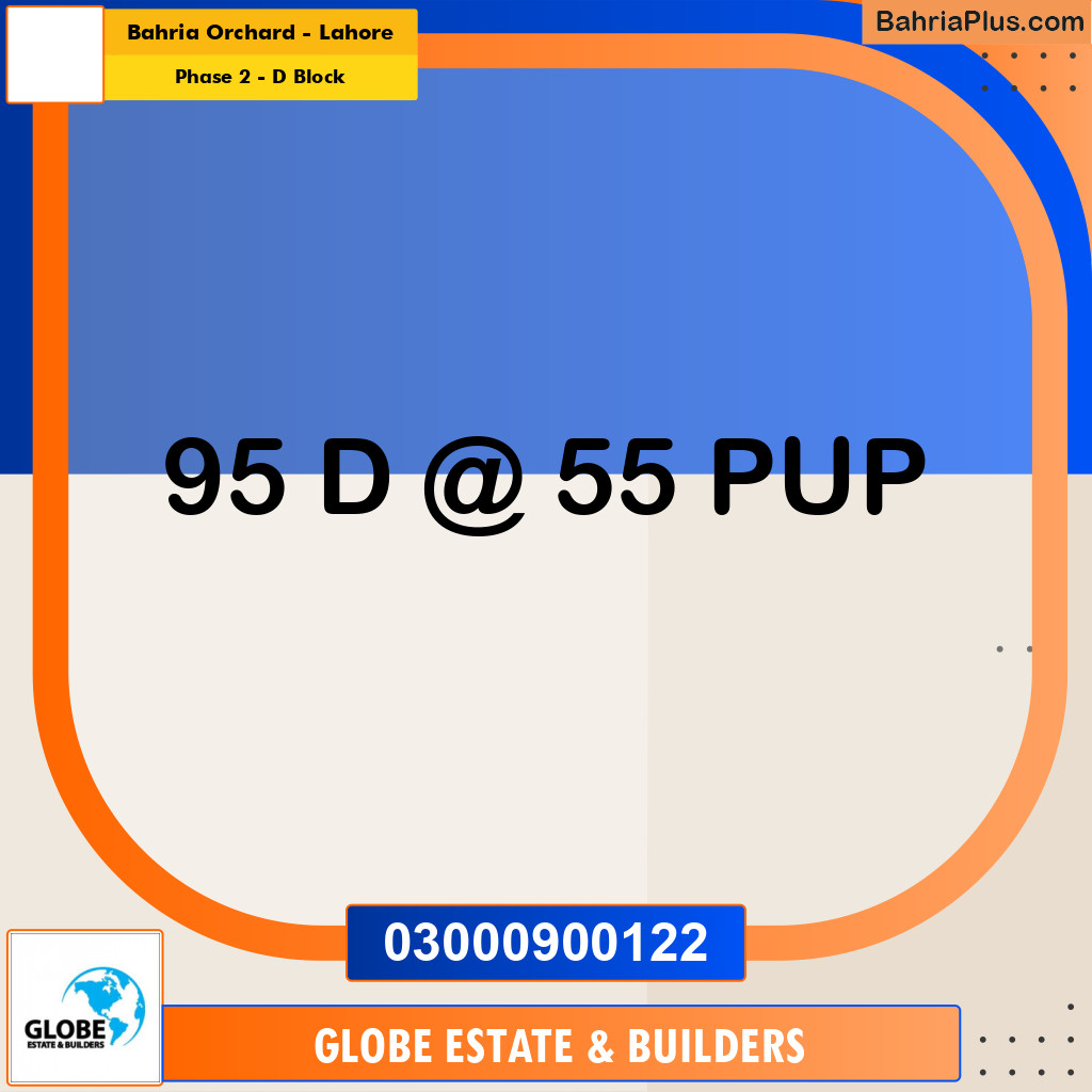 5 Marla Residential Plot for Sale in Phase 2 - D Block -  Bahria Orchard, Lahore - (BP-297733)