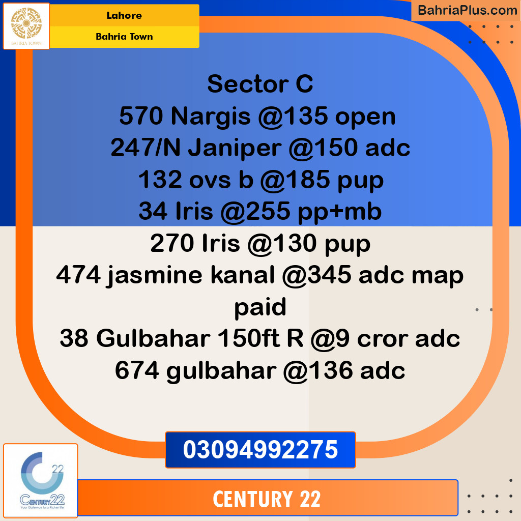 10 Marla Residential Plot for Sale in Bahria Town, Lahore - (BP-297790)