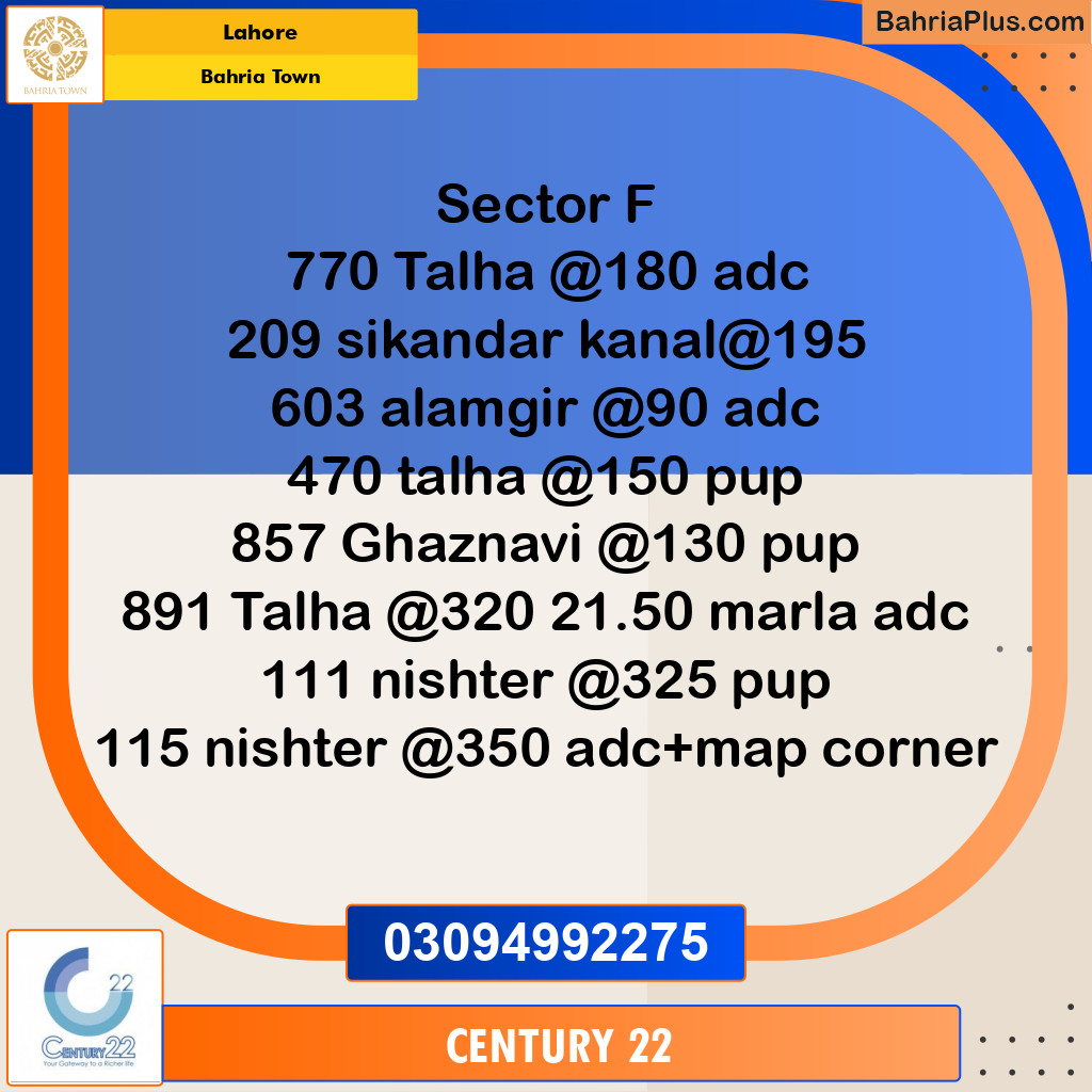 10 Marla Residential Plot for Sale in Bahria Town, Lahore - (BP-297810)