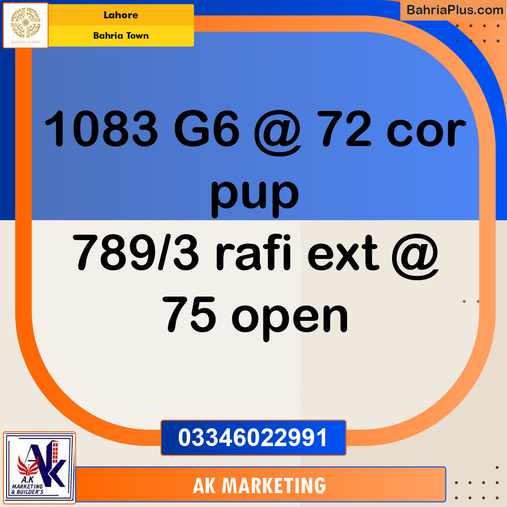 5 Marla Residential Plot for Sale in Bahria Town, Lahore - (BP-297926)