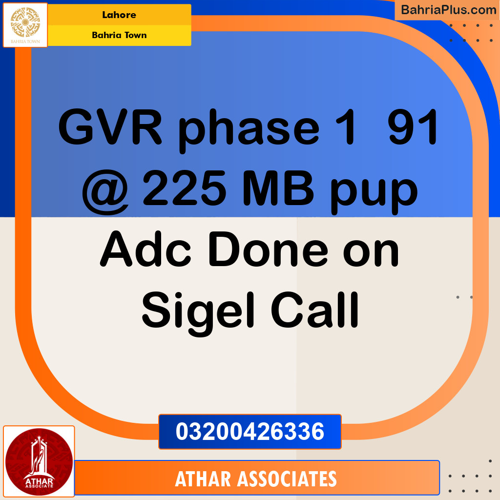 1 Kanal Residential Plot for Sale in Bahria Town, Lahore - (BP-298410)