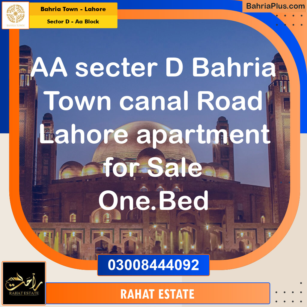 492 Sq. Ft. Residential Plot for Sale in Sector D - AA Block -  Bahria Town, Lahore - (BP-299014)