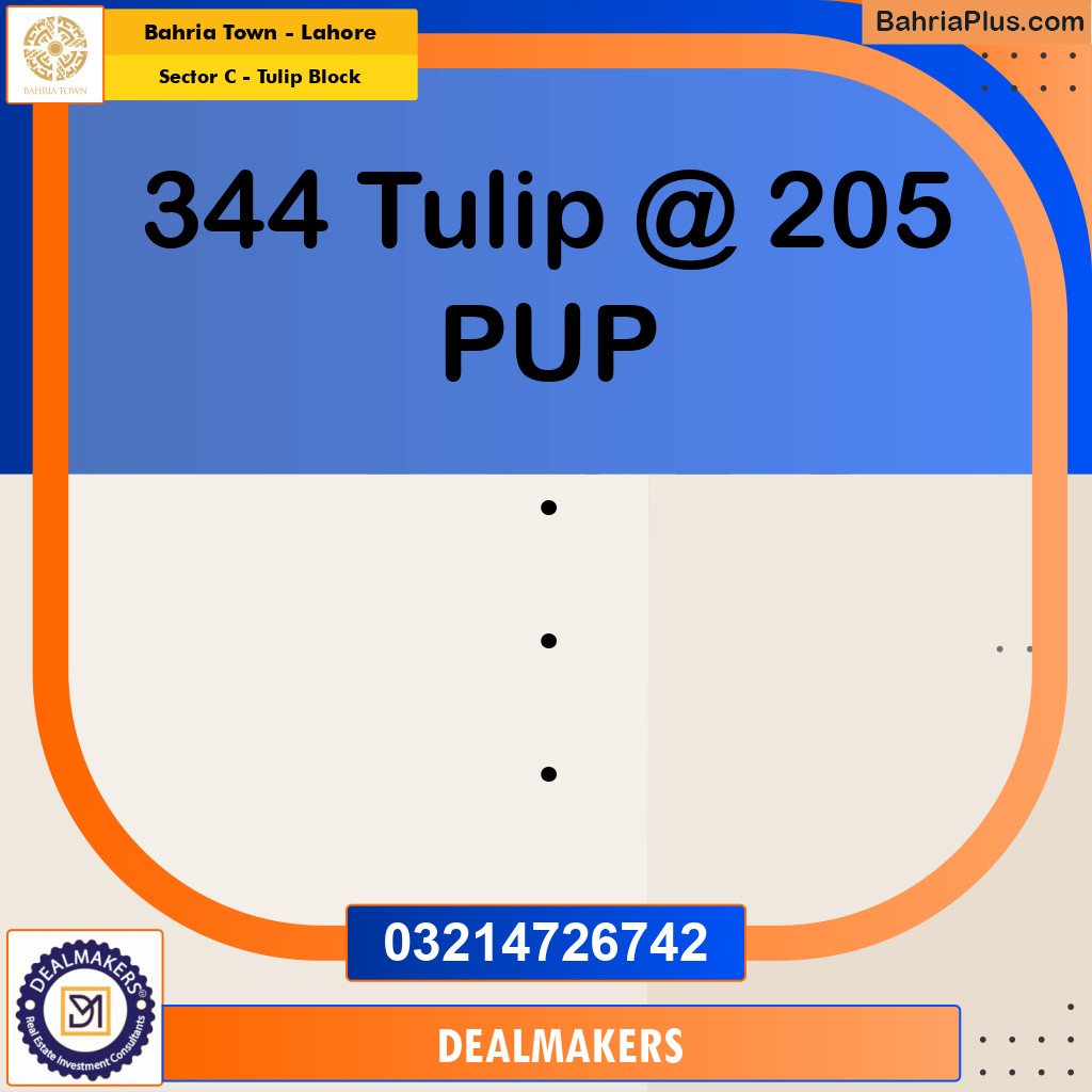 10 Marla Residential Plot for Sale in Sector C - Tulip Block -  Bahria Town, Lahore - (BP-299581)