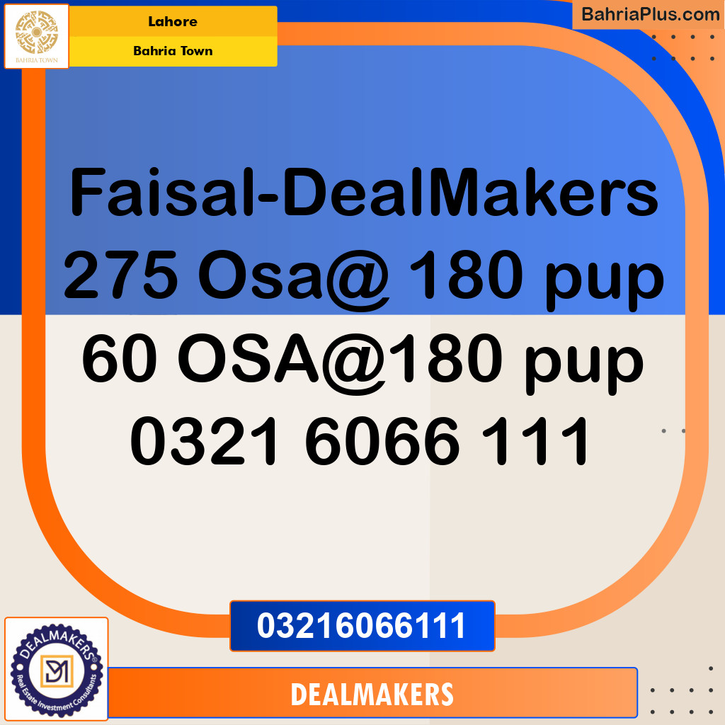 Residential Plot for Sale in Bahria Town, Lahore - (BP-299786)