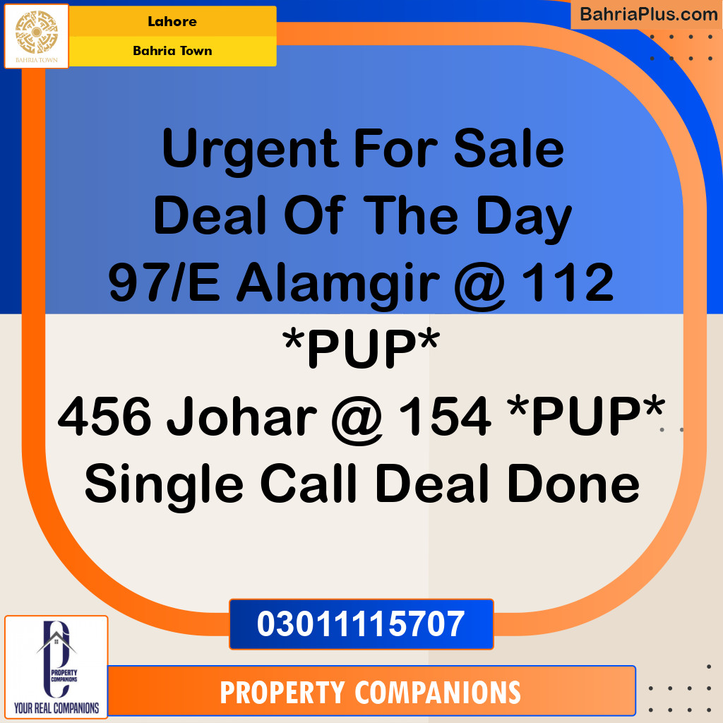 Residential Plot for Sale in Bahria Town, Lahore - (BP-299844)