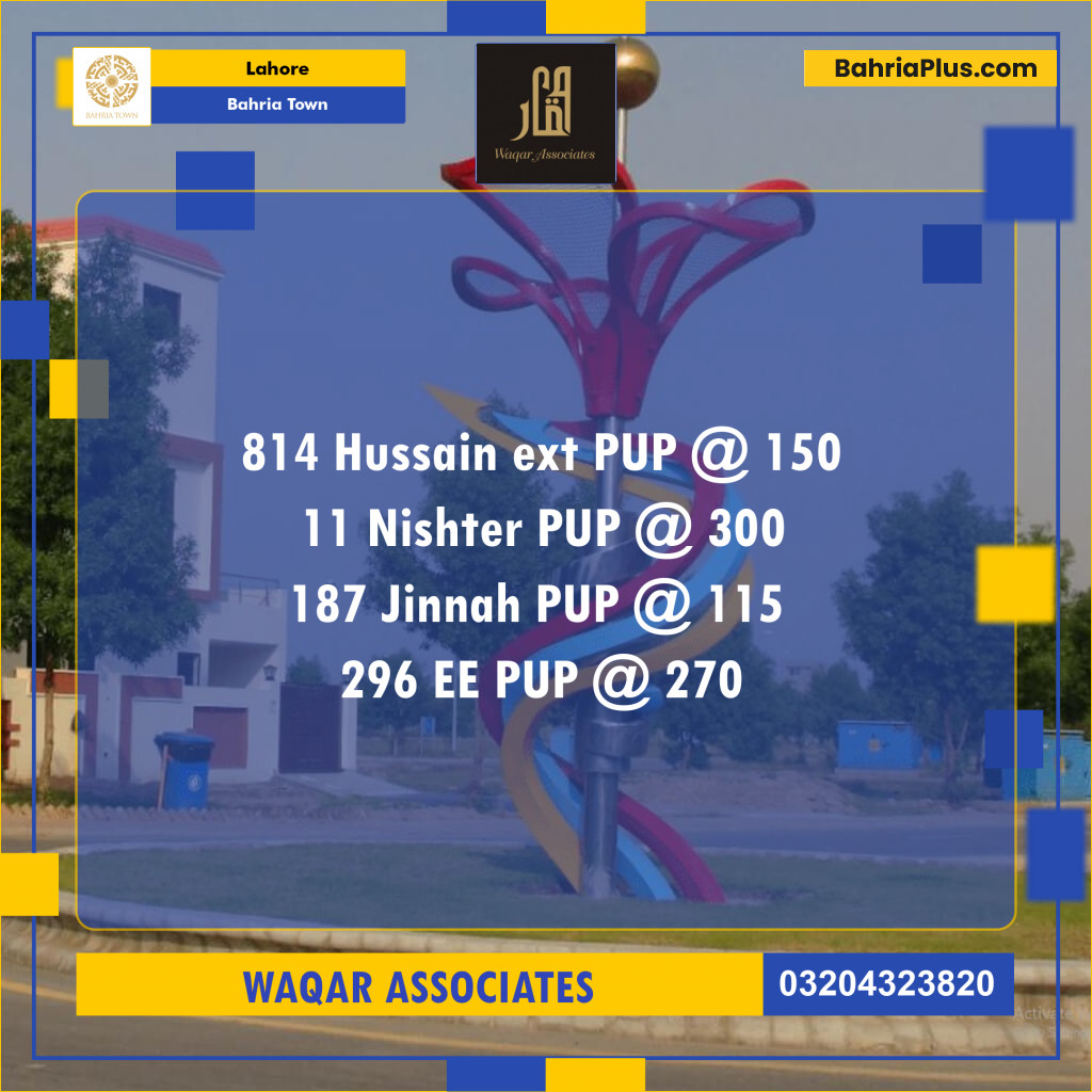 5 Marla Residential Plot for Sale in Bahria Town, Lahore - (BP-299912)