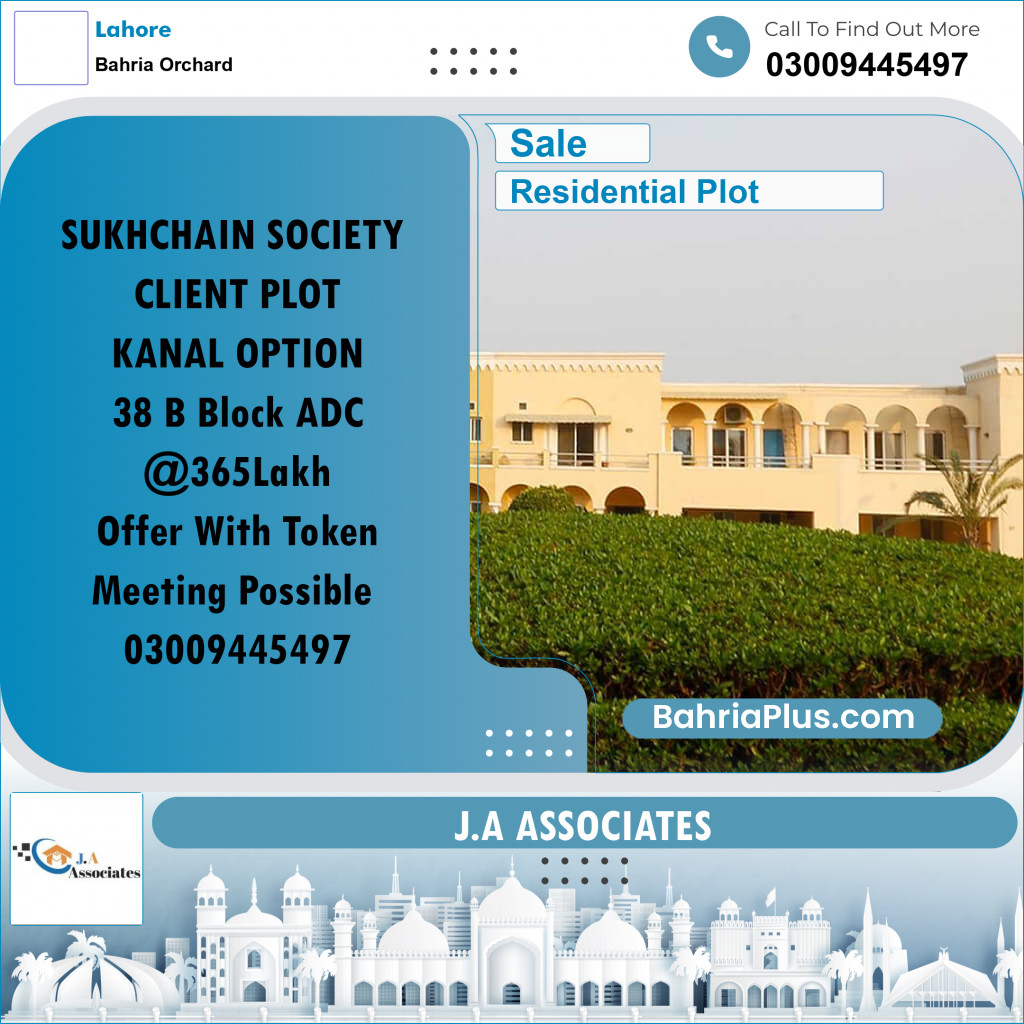 1 Kanal Residential Plot for Sale in Bahria Orchard, Lahore - (BP-300511)