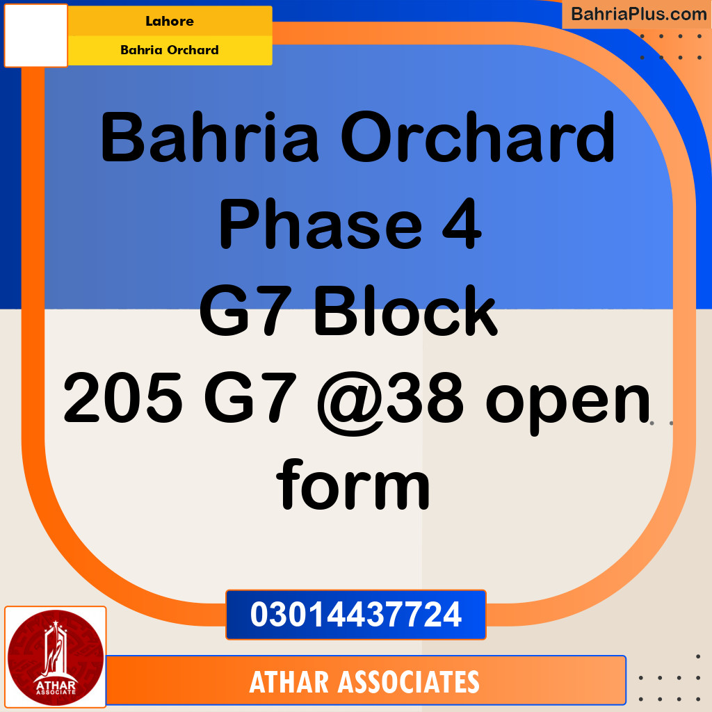 5 Marla Residential Plot for Sale in Bahria Orchard, Lahore - (BP-300602)