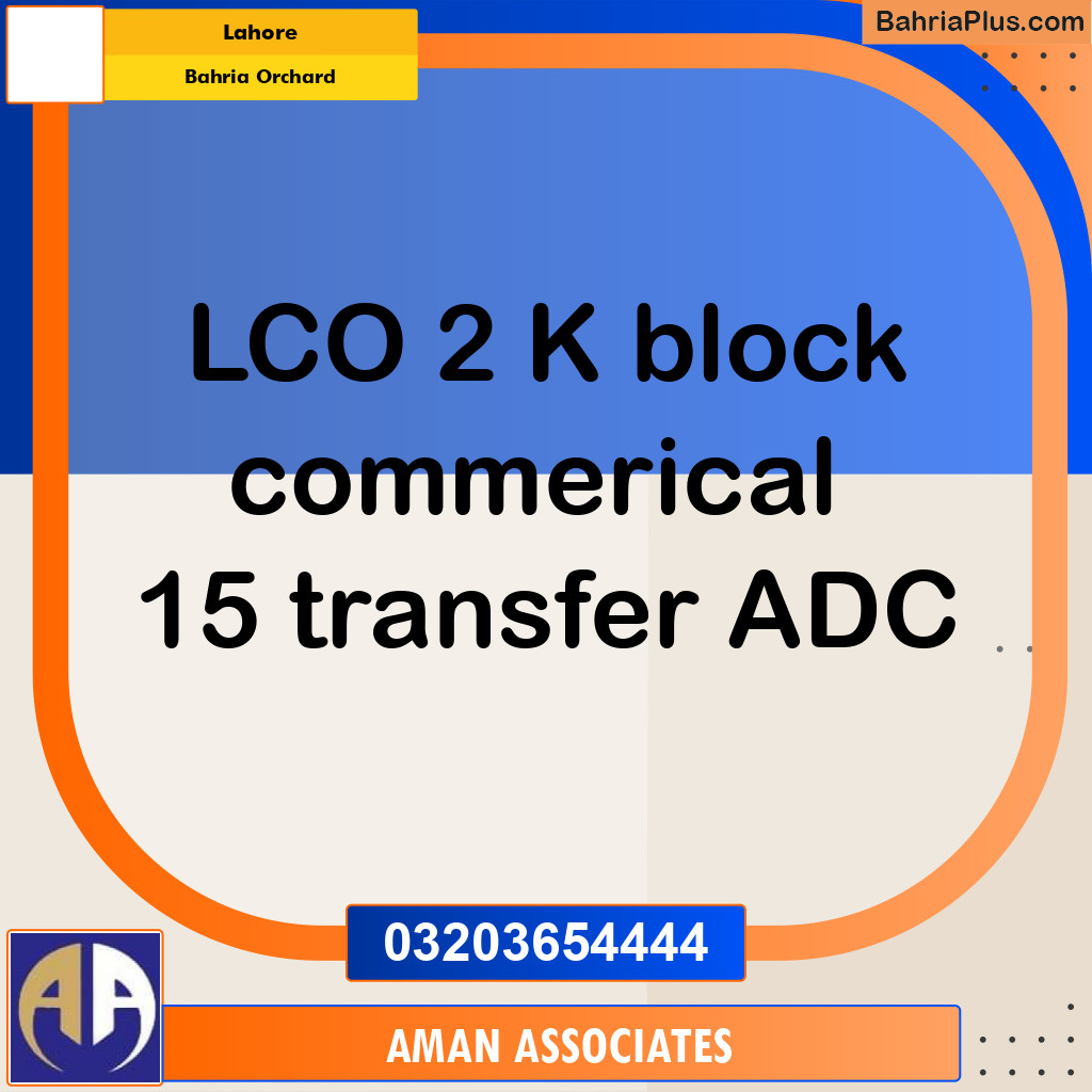 Residential Plot for Sale in Bahria Orchard, Lahore - (BP-300830)