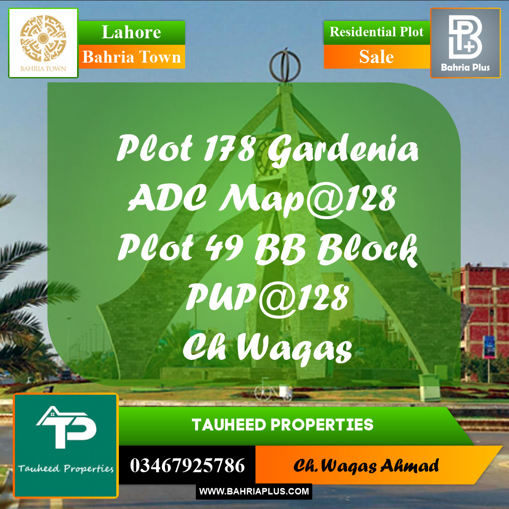5 Marla Residential Plot for Sale in Bahria Town, Lahore - (BP-301861)
