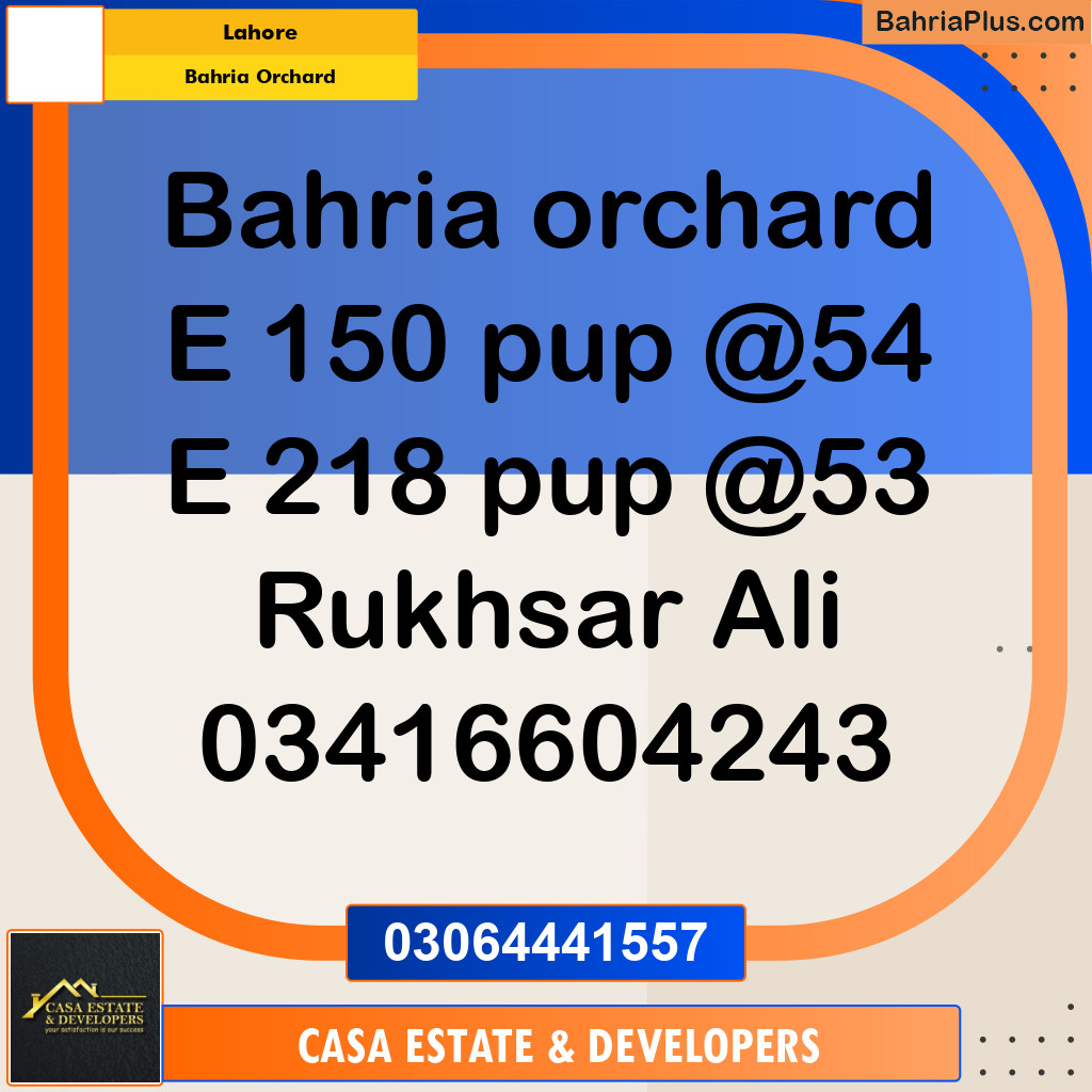 5 Marla Residential Plot for Sale in Bahria Orchard, Lahore - (BP-301964)
