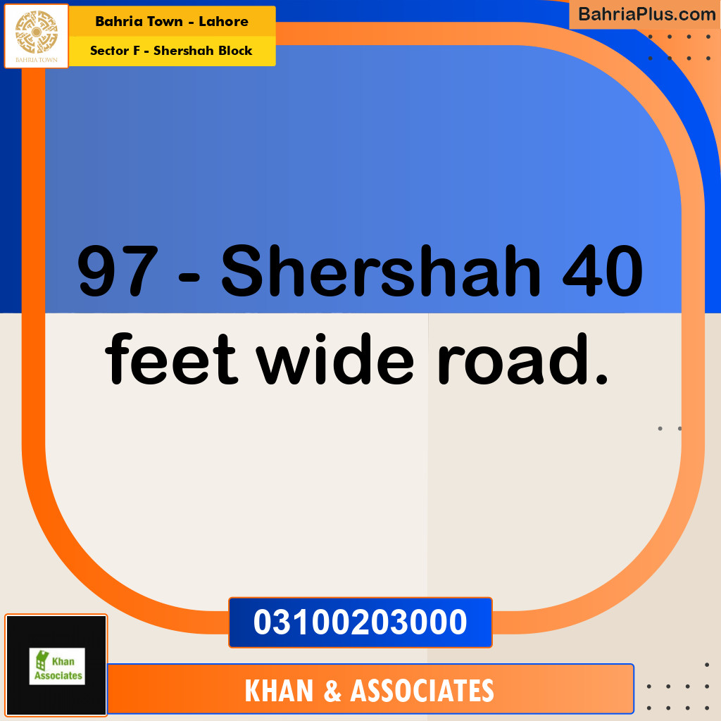 10 Marla Residential Plot for Sale in Sector F - Shershah Block -  Bahria Town, Lahore - (BP-302286)