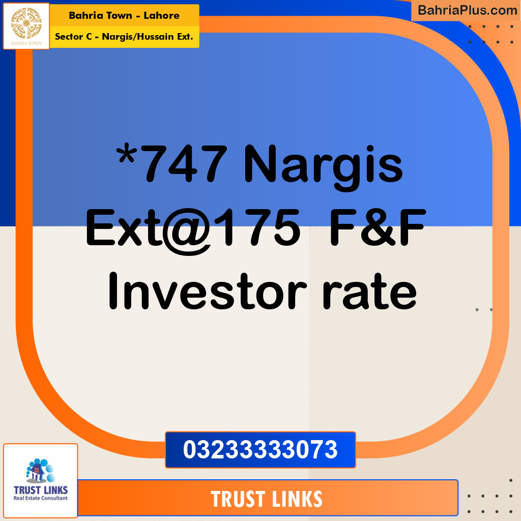 1 Kanal Residential Plot for Sale in Sector C - Nargis/Hussain Ext. -  Bahria Town, Lahore - (BP-302749)