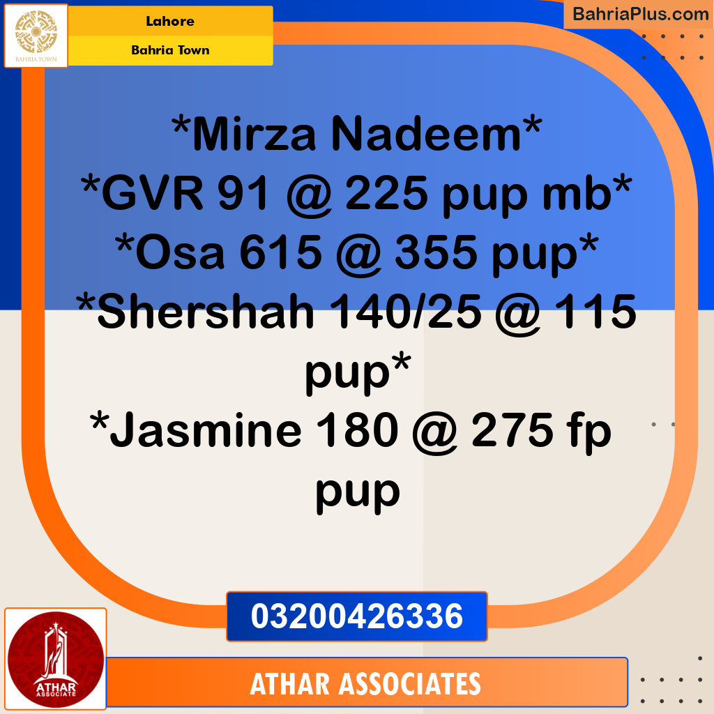 5 Marla Residential Plot for Sale in Bahria Town, Lahore - (BP-303021)