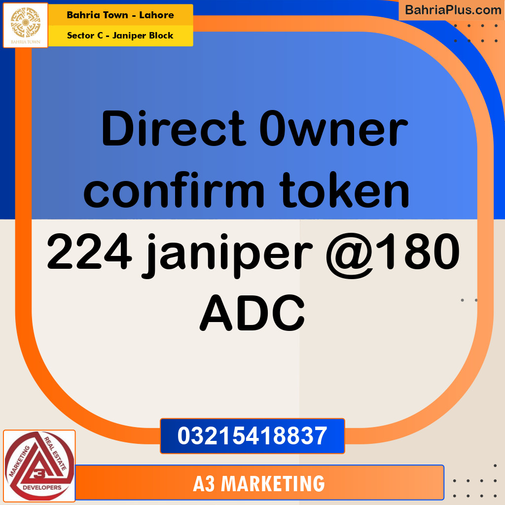 10 Marla Residential Plot for Sale in Sector C - Janiper Block -  Bahria Town, Lahore - (BP-303186)