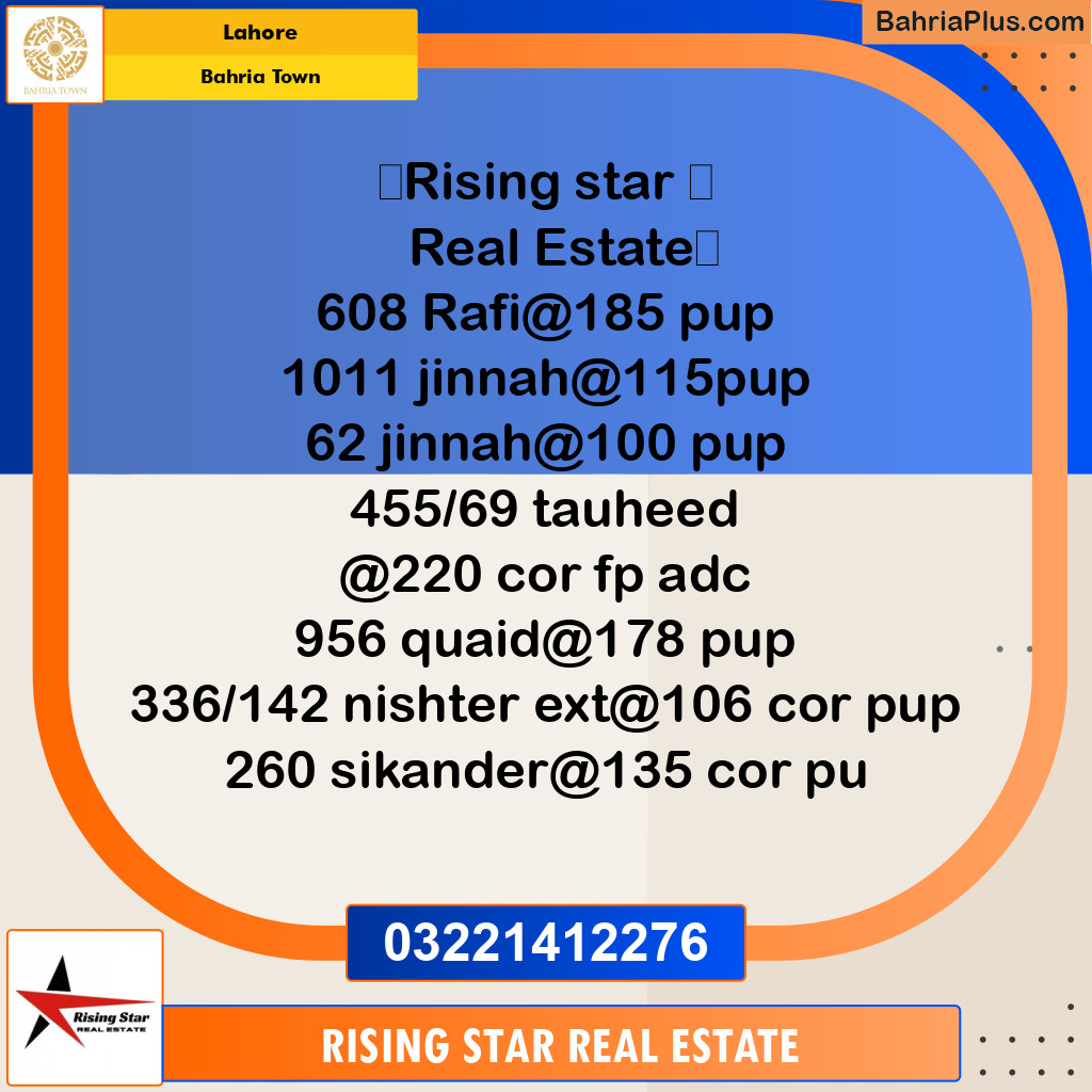Residential Plot for Sale in Bahria Town, Lahore - (BP-303772)