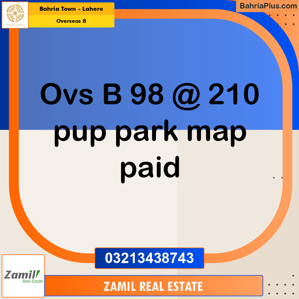 10 Marla Residential Plot for Sale in Overseas B -  Bahria Town, Lahore - (BP-304574)
