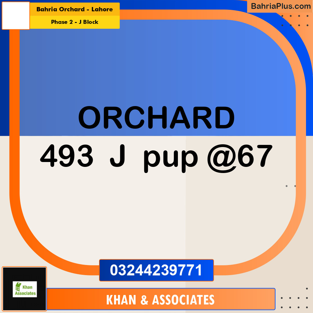 8 Marla Residential Plot for Sale in Phase 2 - J Block -  Bahria Orchard, Lahore - (BP-304775)