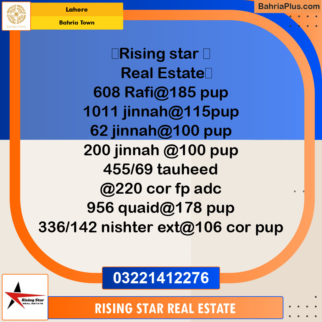 Residential Plot for Sale in Bahria Town, Lahore - (BP-305318)