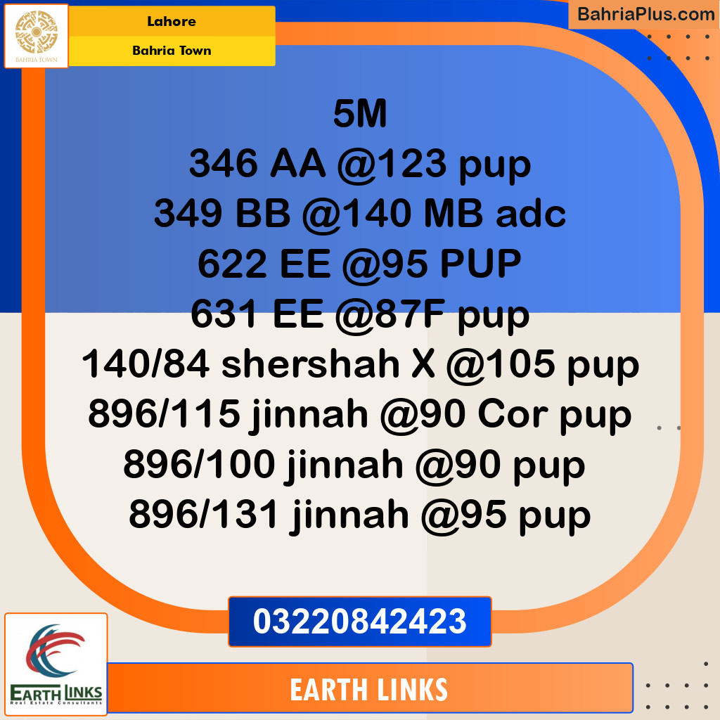 Residential Plot for Sale in Bahria Town, Lahore - (BP-305846)