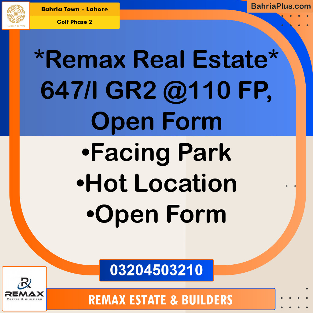 10 Marla Residential Plot for Sale in Golf Phase 2 -  Bahria Town, Lahore - (BP-306103)