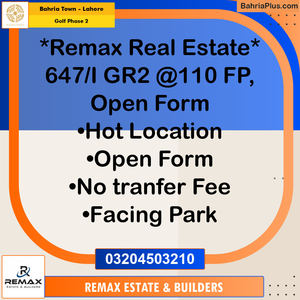 10 Marla Residential Plot for Sale in Golf Phase 2 -  Bahria Town, Lahore - (BP-306244)