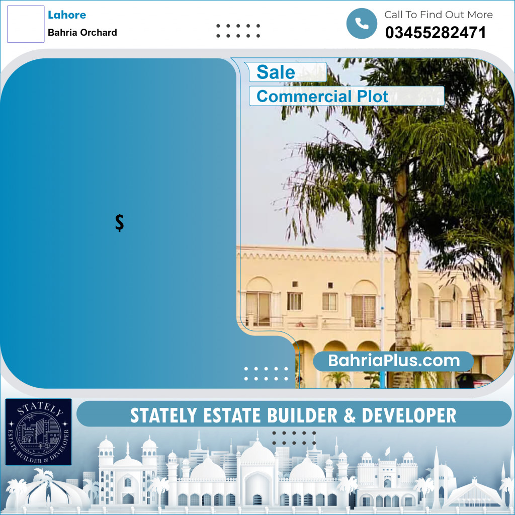 Commercial Plot for Sale in Bahria Orchard, Lahore - (BP-306669)