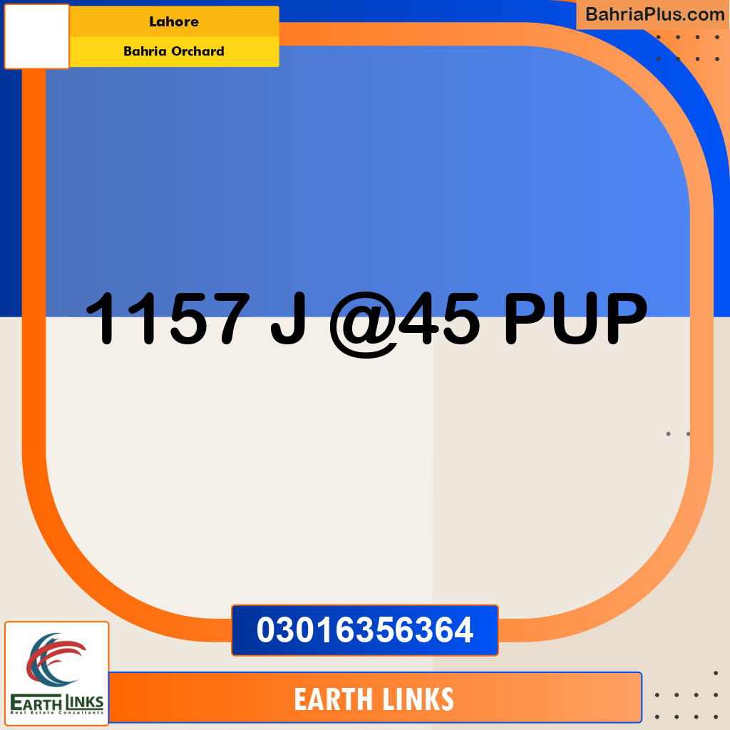 Residential Plot for Sale in Bahria Orchard, Lahore - (BP-306697)