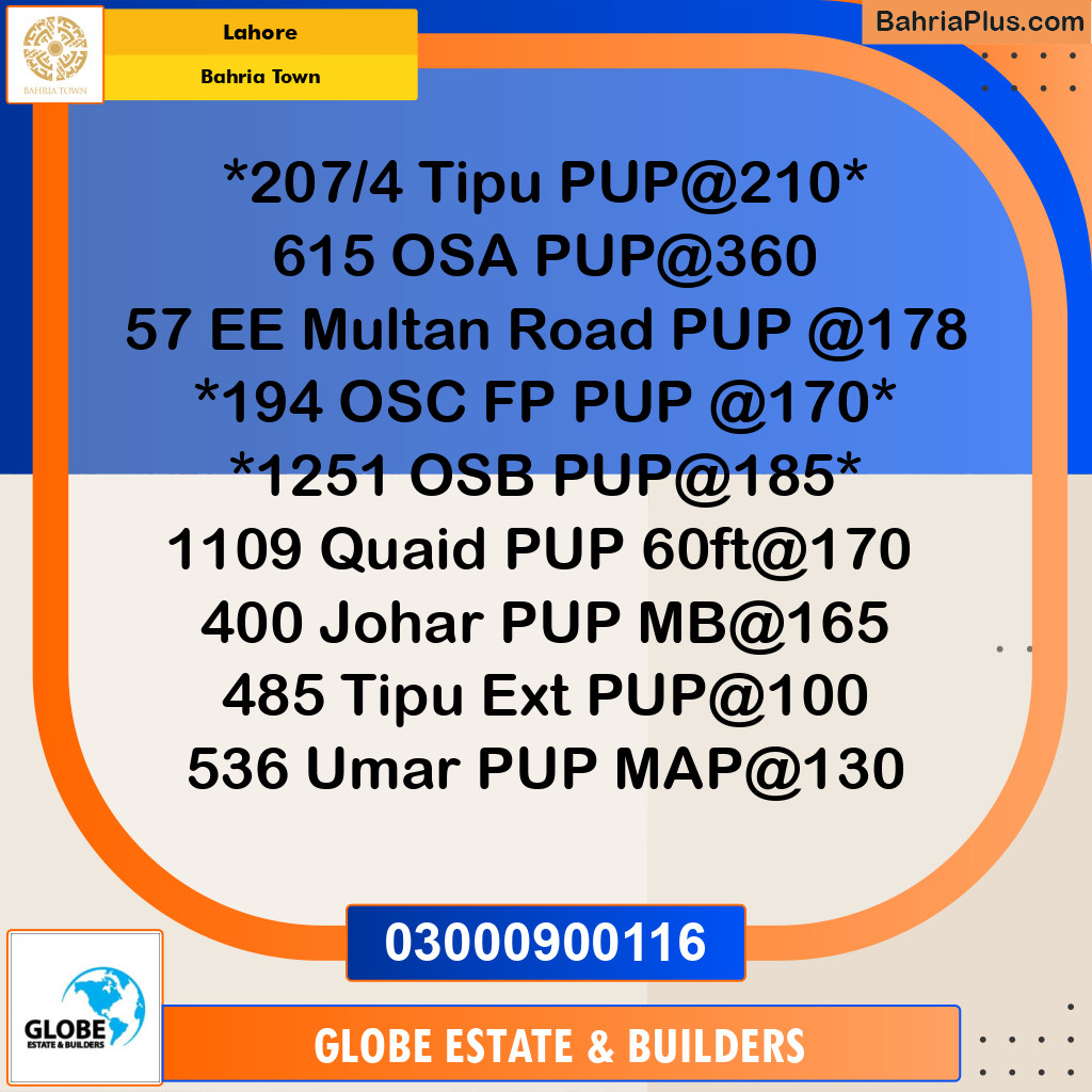 Residential Plot for Sale in Bahria Town, Lahore - (BP-306944)