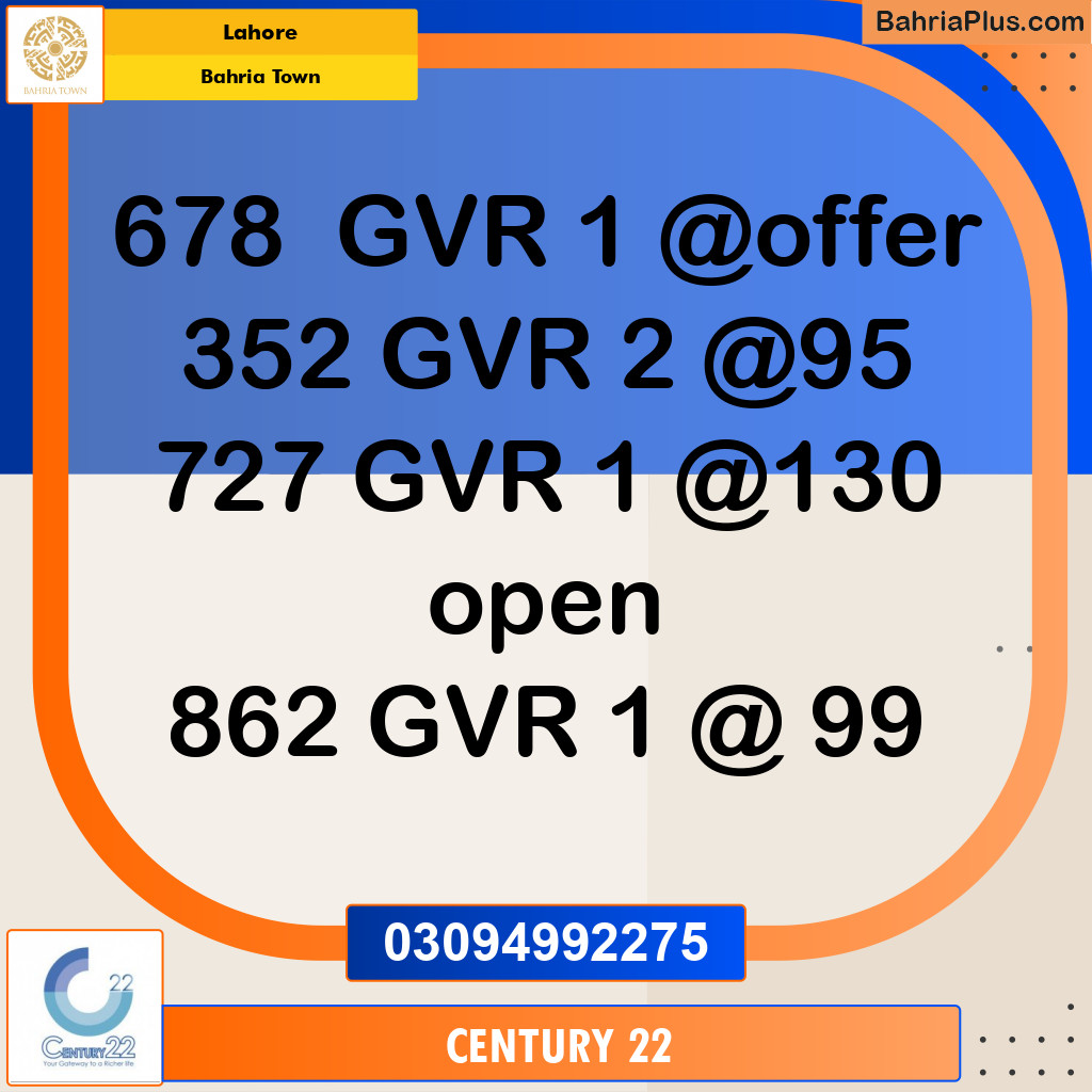 10 Marla Residential Plot for Sale in Bahria Town, Lahore - (BP-307224)