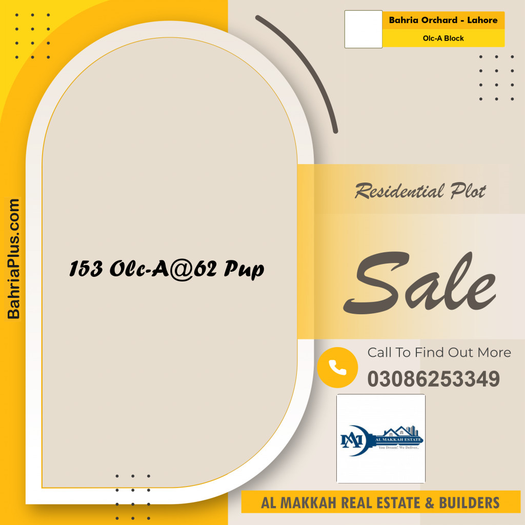 5 Marla Residential Plot for Sale in OLC-A Block -  Bahria Orchard, Lahore - (BP-307297)