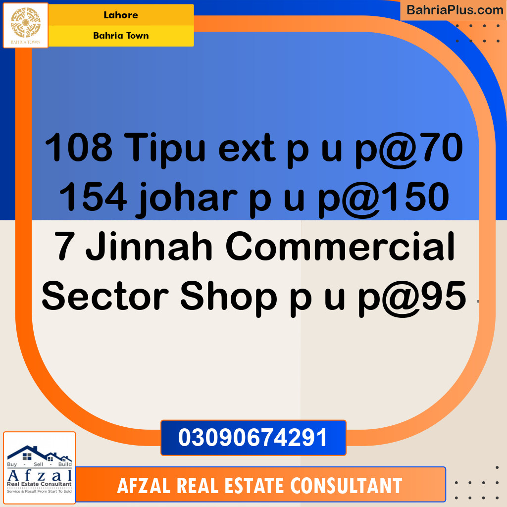 Residential Plot for Sale in Bahria Town, Lahore - (BP-307586)