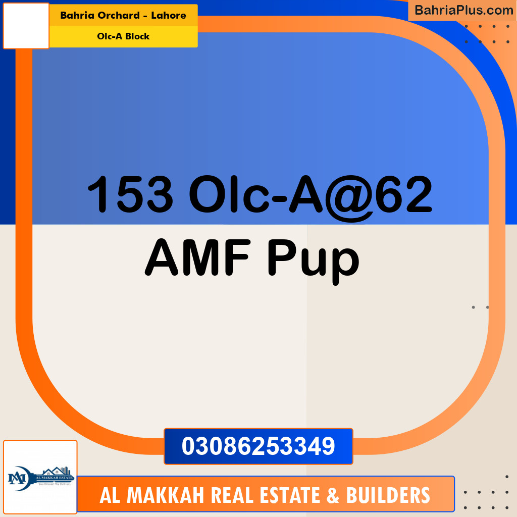 5 Marla Residential Plot for Sale in OLC-A Block -  Bahria Orchard, Lahore - (BP-307900)