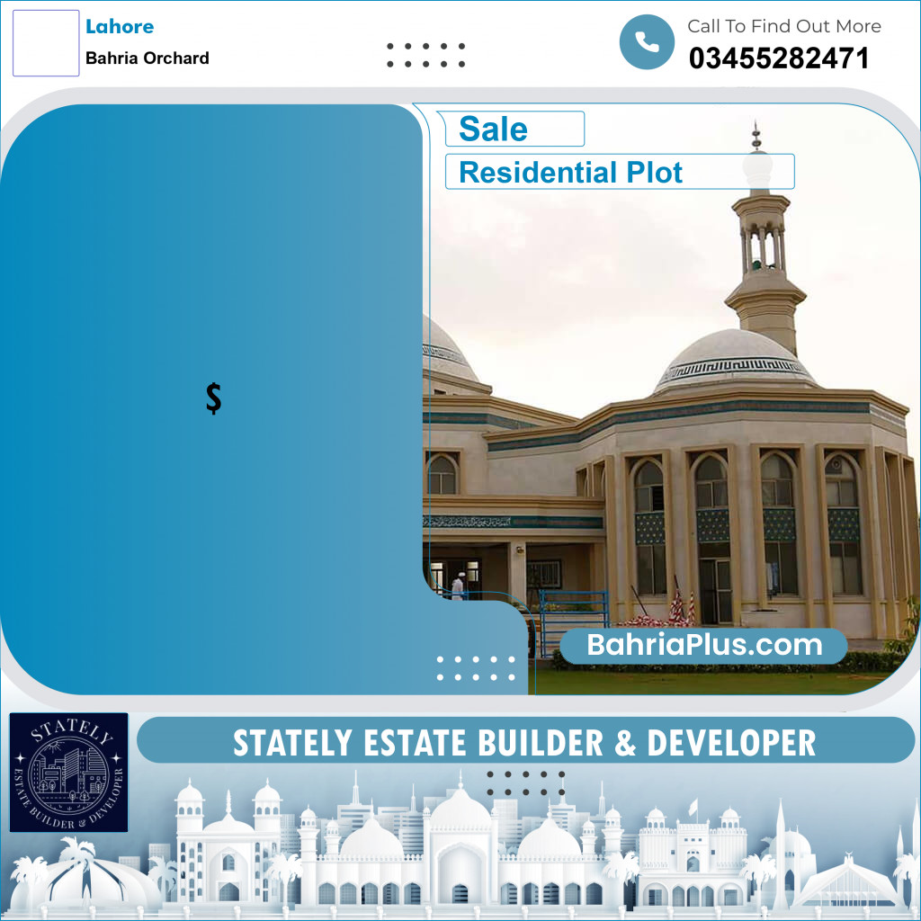 Residential Plot for Sale in Bahria Orchard, Lahore - (BP-308428)