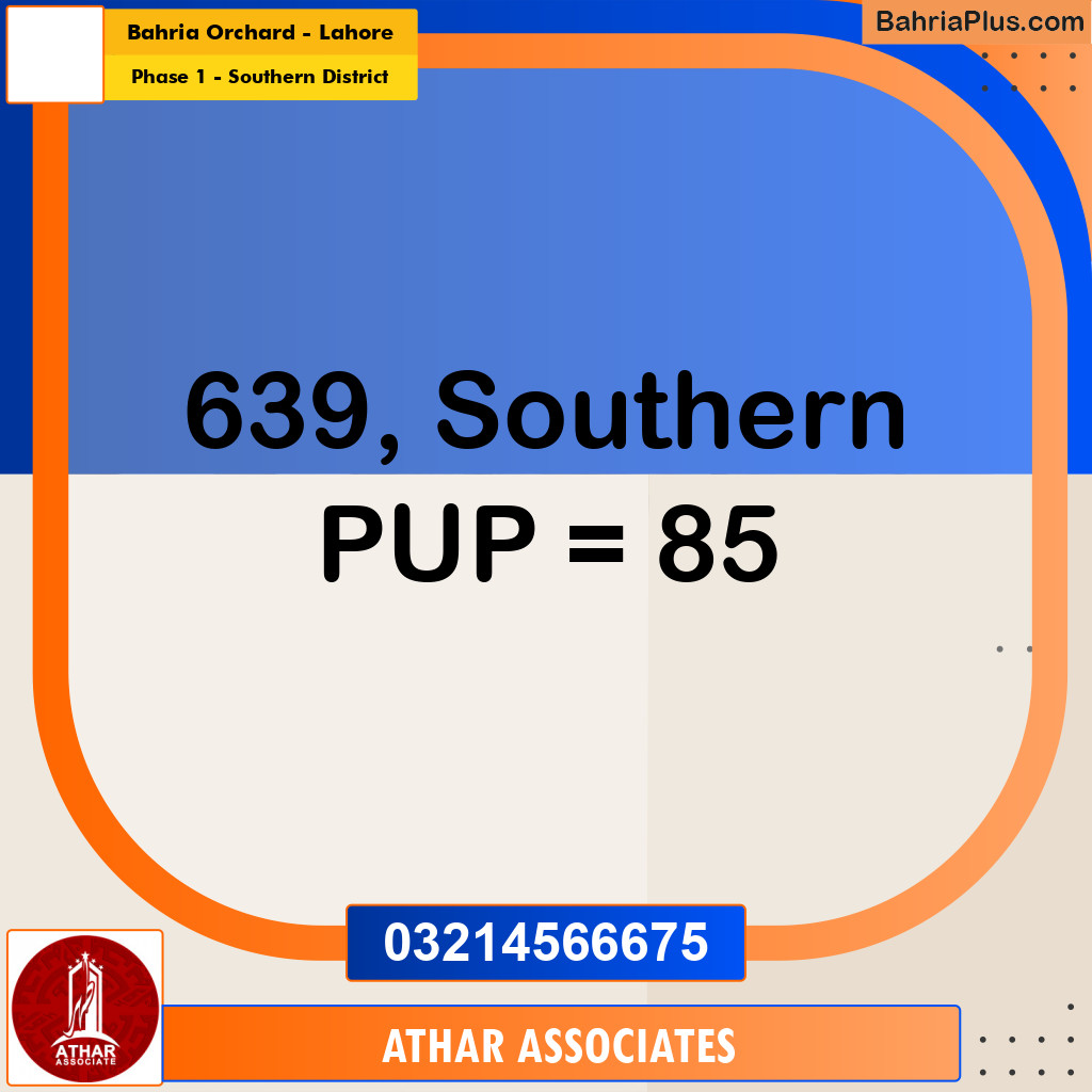 8 Marla Residential Plot for Sale in Phase 1 - Southern District -  Bahria Orchard, Lahore - (BP-308560)