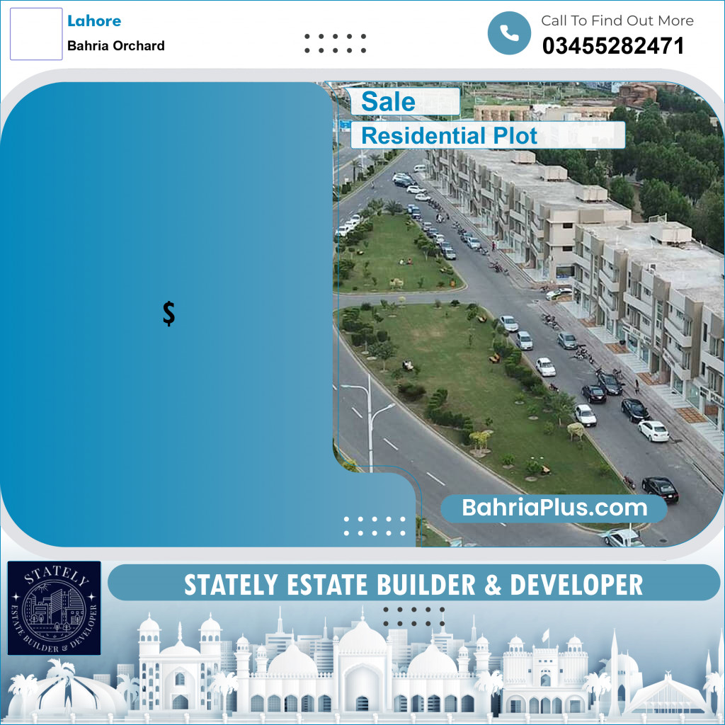 Residential Plot for Sale in Bahria Orchard, Lahore - (BP-308821)