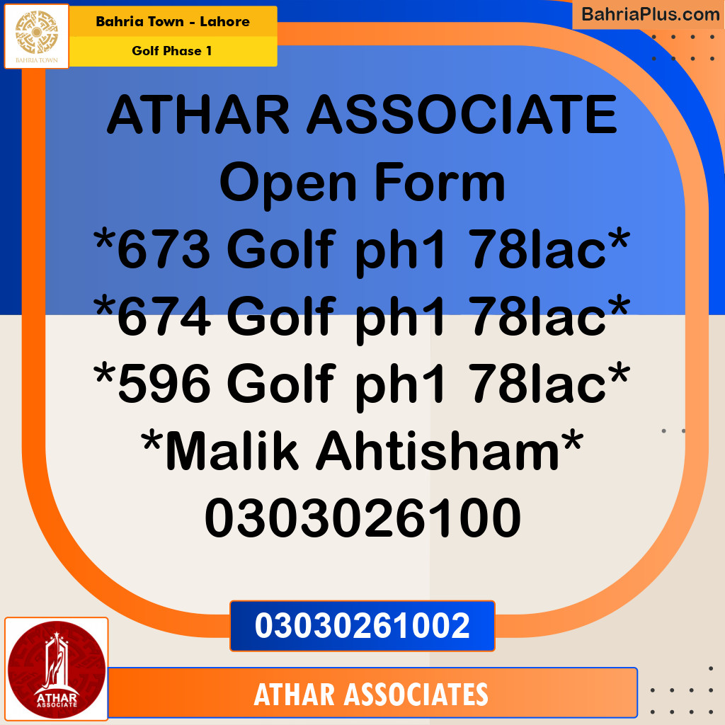 5 Marla Residential Plot for Sale in Golf Phase 1 -  Bahria Town, Lahore - (BP-308824)