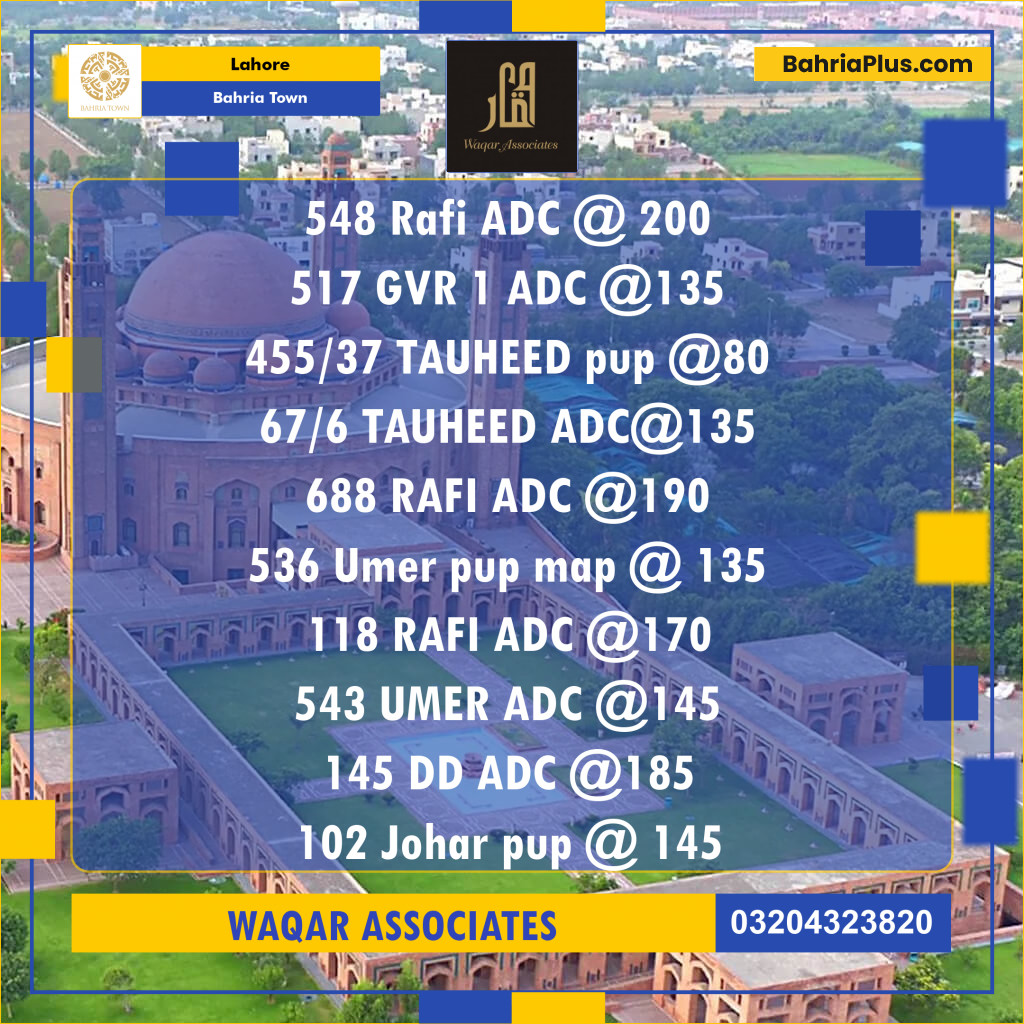 10 Marla Residential Plot for Sale in Bahria Town, Lahore - (BP-308828)