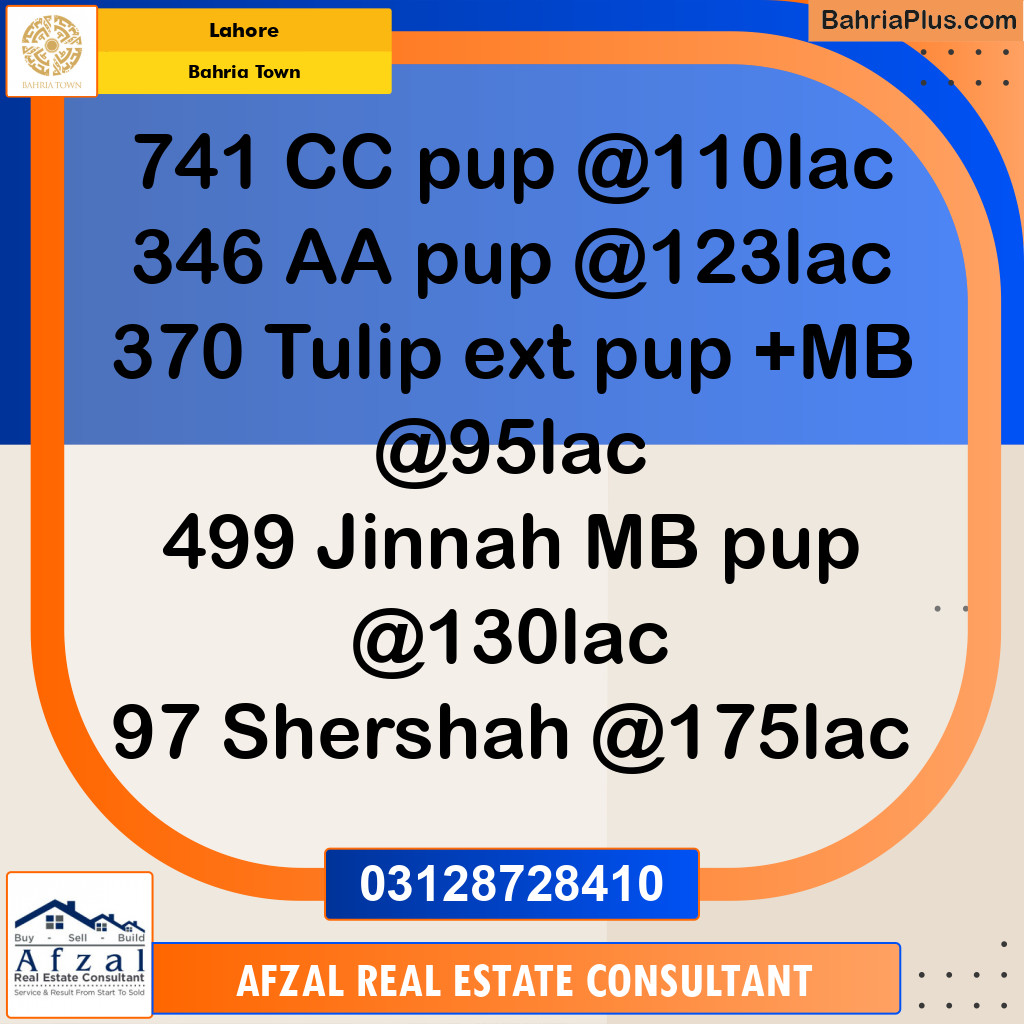 Residential Plot for Sale in Bahria Town, Lahore - (BP-309024)