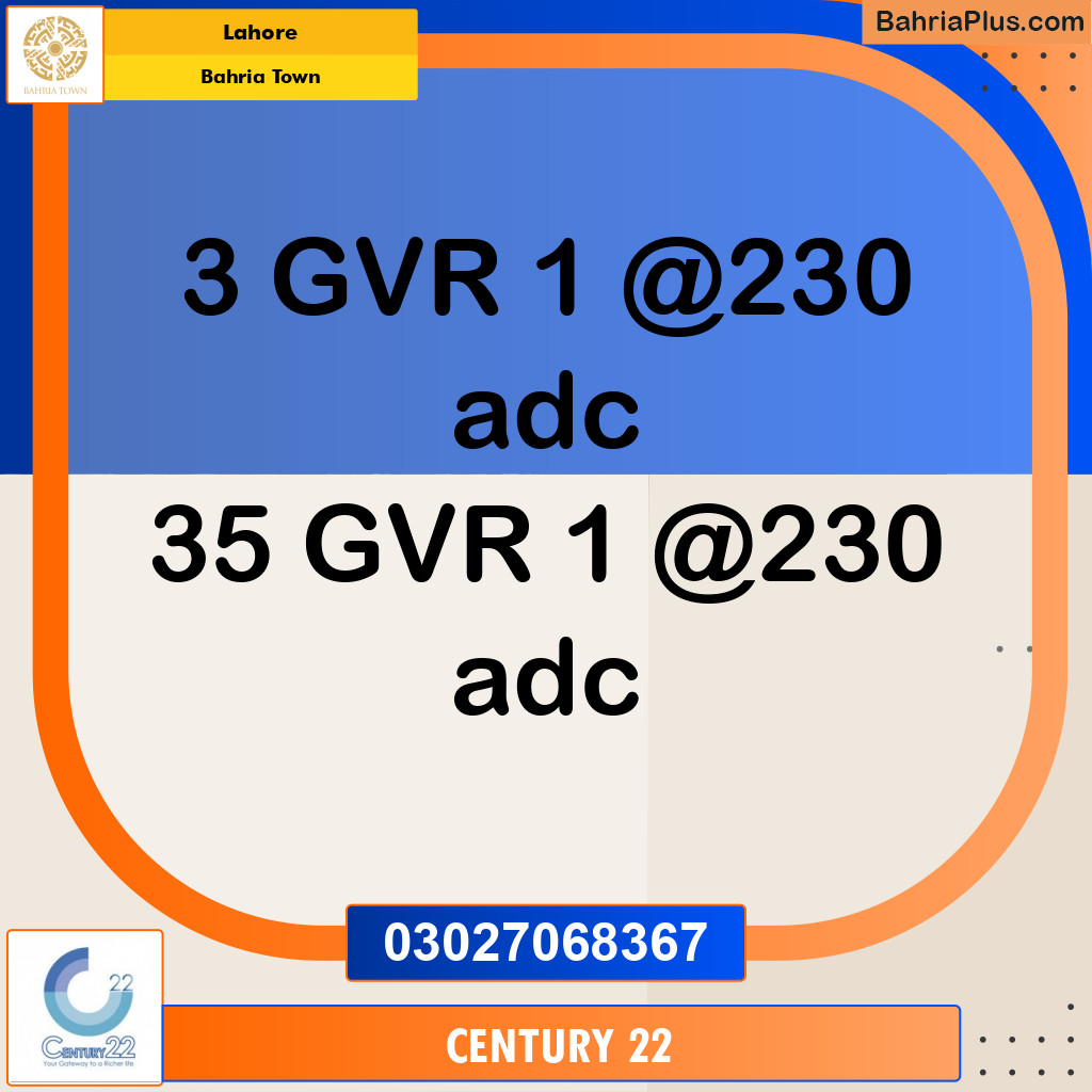 Residential Plot for Sale in Bahria Town, Lahore - (BP-309667)