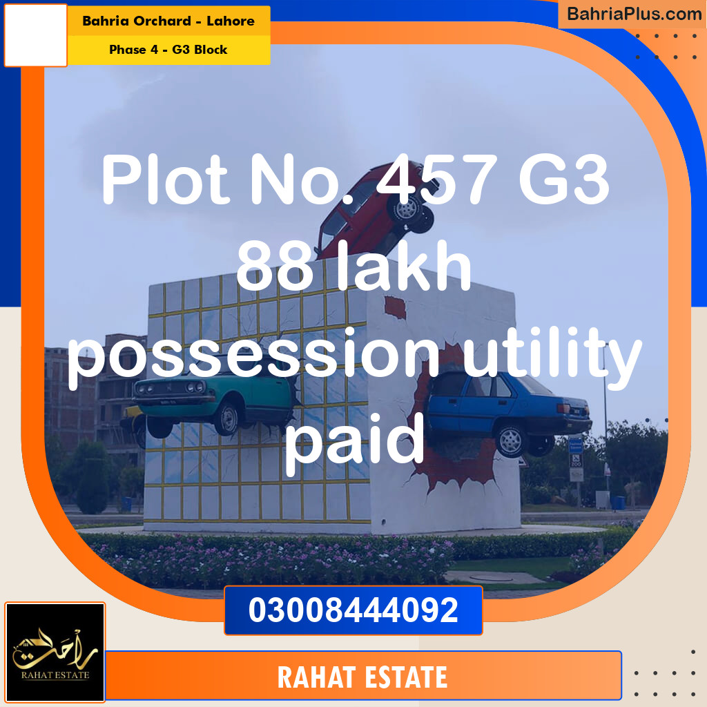 10 Marla Residential Plot for Sale in Phase 4 - G3 Block -  Bahria Orchard, Lahore - (BP-309692)