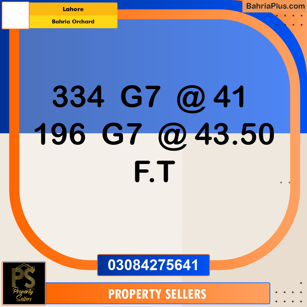 5 Marla Residential Plot for Sale in Bahria Orchard, Lahore - (BP-309859)